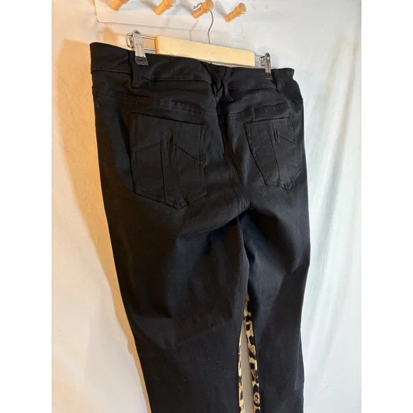 TRIPP NYC Leopard Print Black Trim Pants Size 16 Punk Dark Goth Alternative Y2K - Picture 12 of 16